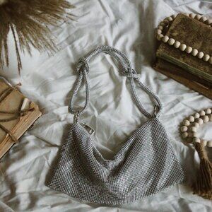 Y2k Hobo Style Rhinestone Purse